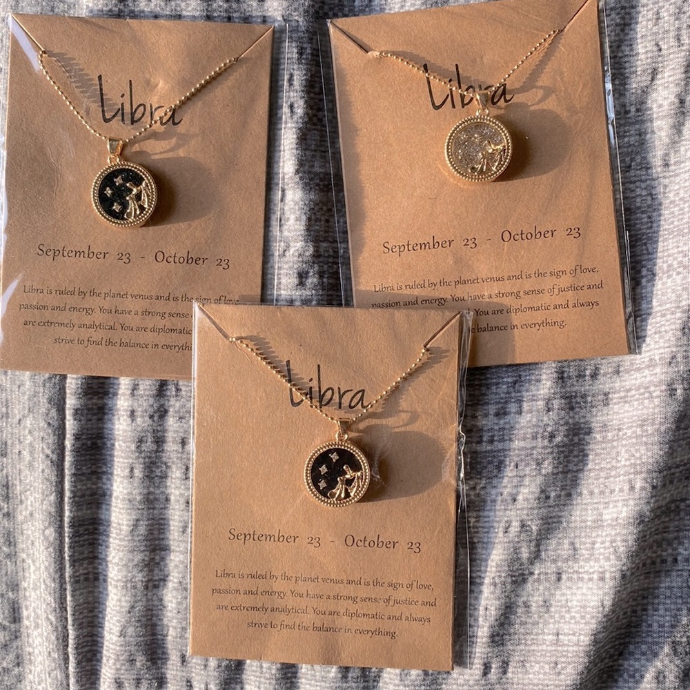 Libra Zodiac Necklace